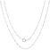 925 Sterling Silver 1mm Singapore Chain Necklace - 16"