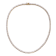 Flawless CZ Tennis Necklace In 14K Gold Over Sterling Silver
