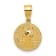 14K Yellow Gold San Benito 2 Sided Round Small Pendant