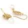 Cultured Freshwater Pearl Lace Earrings In 18K Gold Over Sterling Silver 8-9mm