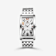Croton Aristocrat Silver Tone Watch with White Dial