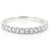 Lab-Grown Diamond Band Ring In 14K White Gold 0.50ctw