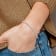 14K White Gold Lab Grown Diamond VS/SI GH, Bar Adjustable Bracelet