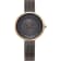 Obaku Women's Lys Black Dial Black Stainless Steel Mesh Band Watch