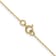 14k Yellow Gold 0.4mm Cable 22 Inch Chain