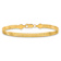 10k Yellow Gold 5mm Silky Herringbone Link Bracelet