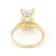 Lab-Grown Diamond Emerald-Cut Solitaire Ring In 14K Gold 4.00ct