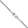 Rhodium Over 14k White Gold 1.85mm Solid Diamond-Cut Quadruple Rope 16
Inch Chain