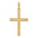 14K Yellow Gold Reversible FAITH HOPE LOVE Cross Pendant