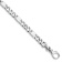 Rhodium Over 14k White Gold 5.6mm Hand-polished Fancy Link Bracelet