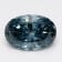 0.90ct Vivid Blue Oval Lab-Grown Diamond SI1 Clarity IGI Certified