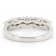 Moissanite Platineve Band Ring .98ctw DEW