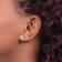 Princess Cut White Lab-Grown Diamond G-H SI 14k Yellow Gold 4-Prong Stud
Earrings 2.00ctw