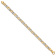 14k Yellow Gold and 14k White Gold 5.6mm Hand-polished Fancy Link Bracelet