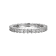 White Cubic Zirconia Rhodium Over Sterling Silver 3 Set Stackable Rings 6.11ctw