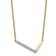 14k Yellow Gold and Rhodium Over 14k Yellow Gold Sideways Diamond
Initial L Pendant 18 Inch Necklace