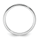 Rhodium Over 10K White Gold 1.2mm Half Round Stackable Expressions Band