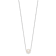 Freshwater Cultured Pearl Station Necklace In 10K White Gold 17 Inch