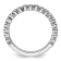 14K White Gold Stackable Expressions Diamond Ring 0.11ctw