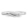 Rhodium Over Sterling Silver Polished Elongated Heart Children's Ring