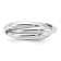 14K White Gold Polished Rolling Ring