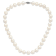 Rhodium Over Sterling Silver 12-13mm White Freshwater Cultured Pearl Necklace