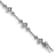 Rhodium Over 14k White Gold Diamond Link Bracelet