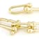 Stirrup Link Chain Bracelet In 18k Gold Over Sterling Silver