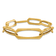 18K Yellow Gold Fancy Oval Link 8 inch Bracelet