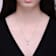 Initial I Mixed Cut CZ Pendant Necklace In Sterling Silver 18 Inch