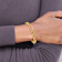 14k Yellow Gold 7.9mm Polished Fancy Link Bracelet