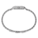 Charles Hubert Chrome-finish White Dial Quartz Watch