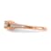 14K Rose Gold Lab Grown Diamond VS/SI GH, Fancy Halo Complete Engagement
Ring 0.894ctw