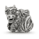 Sterling Silver Reflections Dragon Bead
