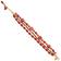 14K Yellow Gold Over Sterling Silver Aventurine/Coral/Jade 1-inch
Extension Bracelet