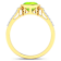 1.9ctw Green Peridot and Diamond 14K Yellow Gold Halo Ring