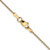 14k Yellow Gold 1mm Solid Diamond-cut Parisian Wheat 24 Inch Chain
