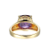 Lab Alexandrite Sapphire And Cubic Zirconia 18k Yellow Gold Over Silver
June Birthstone Ring 8.14ctw