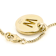 Cardano Initial W Pendant Necklace In 18K Gold Over Bronze
