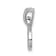 Rhodium Over 14K White Gold Diamond Taurus Zodiac Pendant