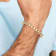 14K Yellow and White Gold 7.5mm Hand-polished Fancy Link Bracelet
