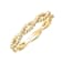 Rope Twist Stacking Ring In 18K Gold Over Sterling Silver