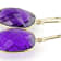 Purple Amethyst 14k Yellow Gold Earrings 18.00ctw