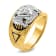 10K Two-tone Yellow and White Gold Men's Enameled and Diamond 32nd
Scottish Rite Masonic Ring