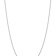 Rhodium Over 14k White Gold 1.1mm Solid Rope 22 Inch Chain
