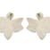 White Seed Beads With Clear Crystal Butterfly Earring