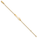14k Yellow Gold Children's Polished Star ID Bracelet