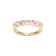 Pink Cubic Zirconia 18k Yellow Gold Over Sterling Silver Ring 2.16ctw