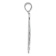 Rhodium Over 14k White Gold Filigree Sun Pendant