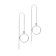 Two-Tone Dangle Earrings In Sterling Silver And 18K Rose Gold Over
Sterling Silver